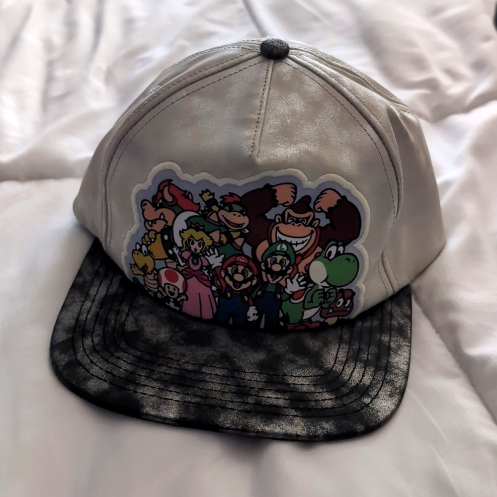 Super Mario snap back hat